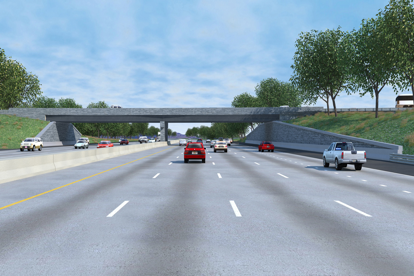 I-26 widening at Fanning Road Bridge